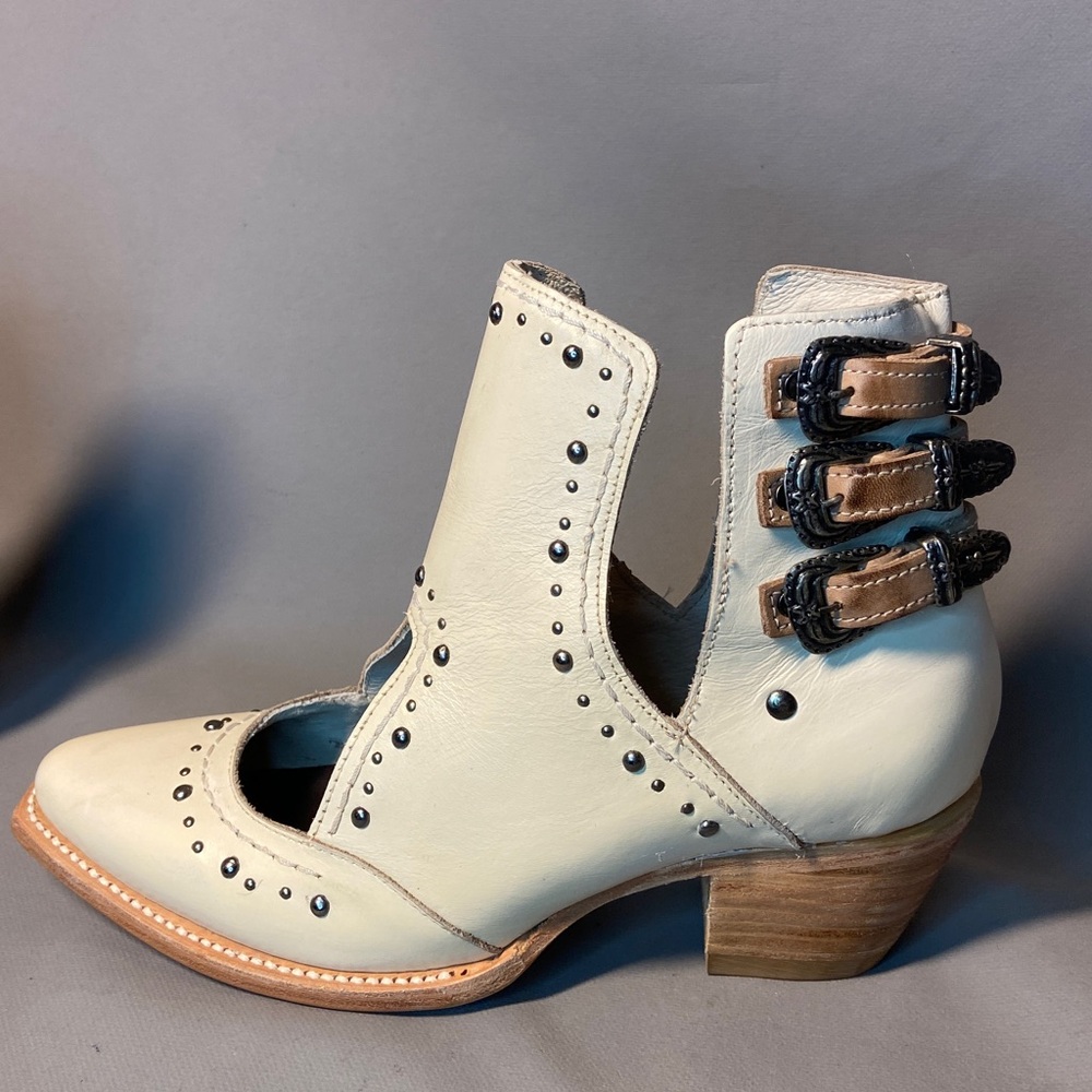 Freebird “Melody” Booties — Women US 9 — New, Handmade Leather - Picture 4 of 14